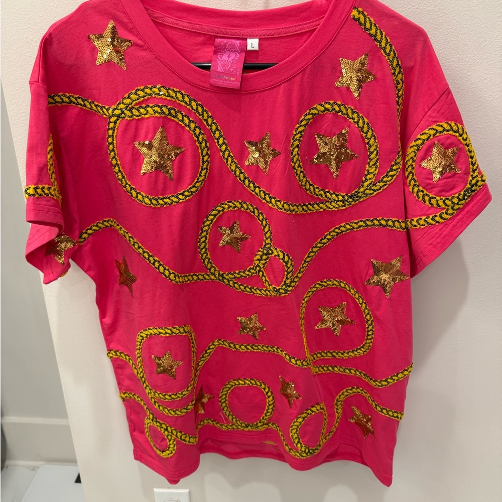QOS Pink Rodeo Tee